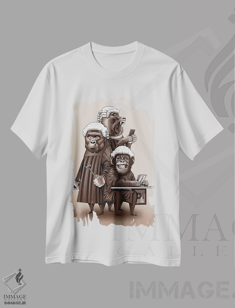 تیشرت طرح دار فعال گرایی، تزئینی اثر آدام لاولس | immage.ir