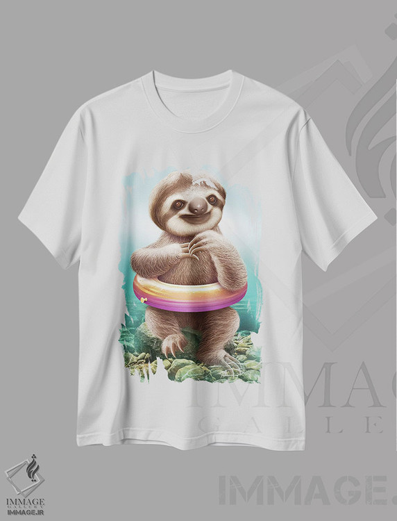 تیشرت طرح دار کُندروی بچه با حلقه نجات، هنر دیجیتال اثر آدام لاولس | immage.ir