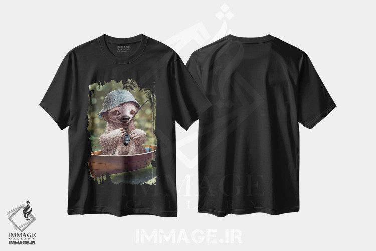 تیشرت طرح دار کُندرو ماهیگیر، هنر دیجیتال اثر آدام لاولس | فروشگاه ایماژ