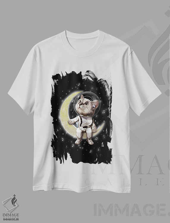 تیشرت طرح دار خیالباف / رویاباف، تزئینی اثر آدام لاولس | immage.ir