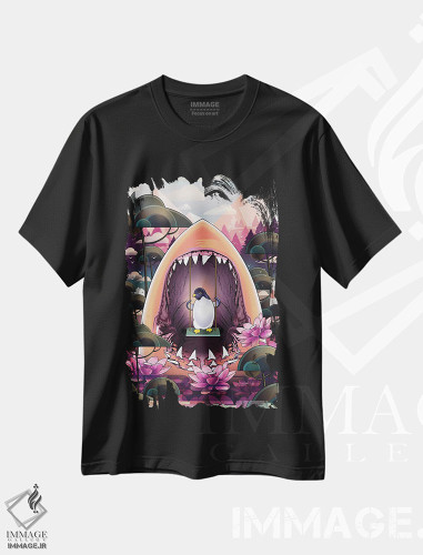 تیشرت طرح دار خوش بگذران، تزئینی اثر آدام لاولس | فروشگاه ایماژ