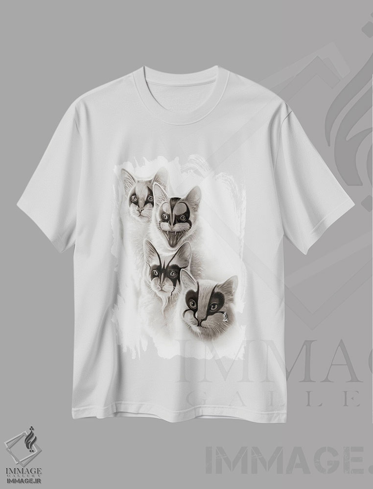 تیشرت طرح دار اجرای هوی متال، تزئینی اثر آدام لاولس | immage.ir
