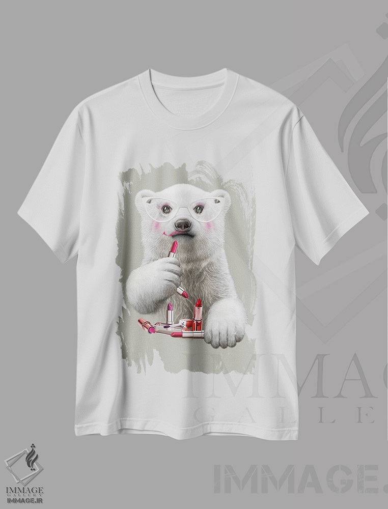 تیشرت طرح دار پائولا رژلب، تزئینی اثر آدام لاولس | immage.ir