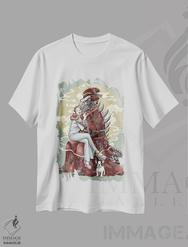 تیشرت طرح دار من را دوست بدار، سگم را هم دوست بدار، تزئینی اثر آدام لاولس | immage.ir