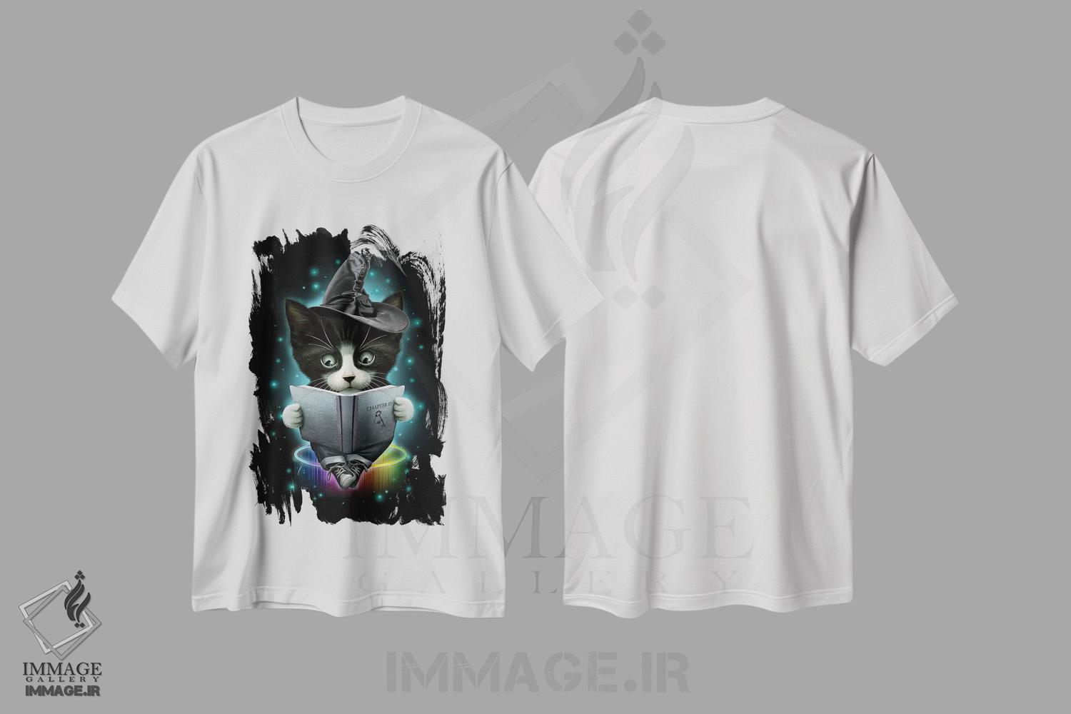 تیشرت طرح دار جادوگر، تزئینی اثر آدام لاولس | immage.ir