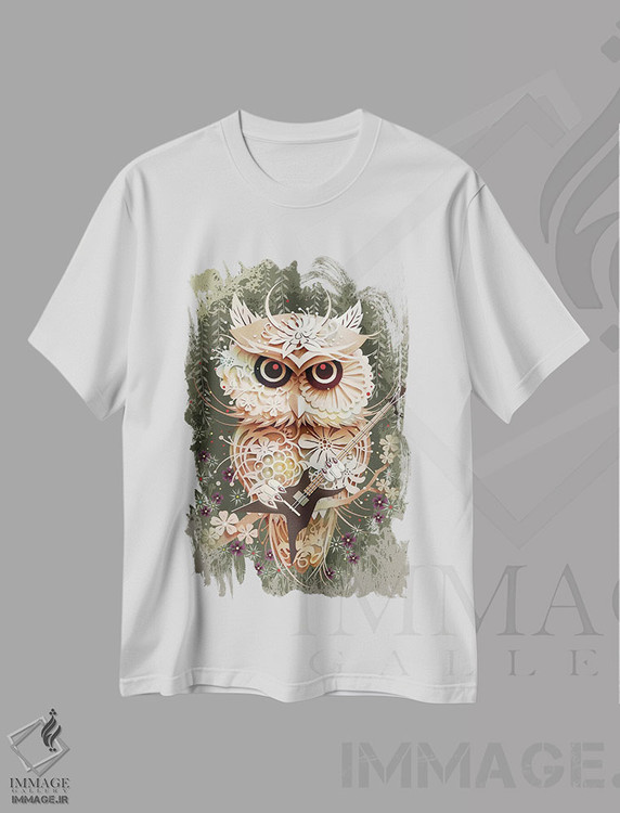 تیشرت طرح دار جغد جشنواره هوی متال، تزئینی اثر آدام لاولس | immage.ir