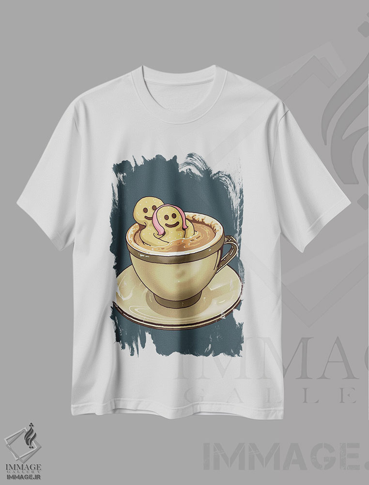 تیشرت طرح دار خیس خوردن، تزئینی اثر آدام لاولس | immage.ir
