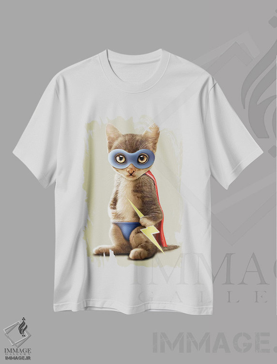 تیشرت طرح دار رعد و برق، تزئینی اثر آدام لاولس | immage.ir