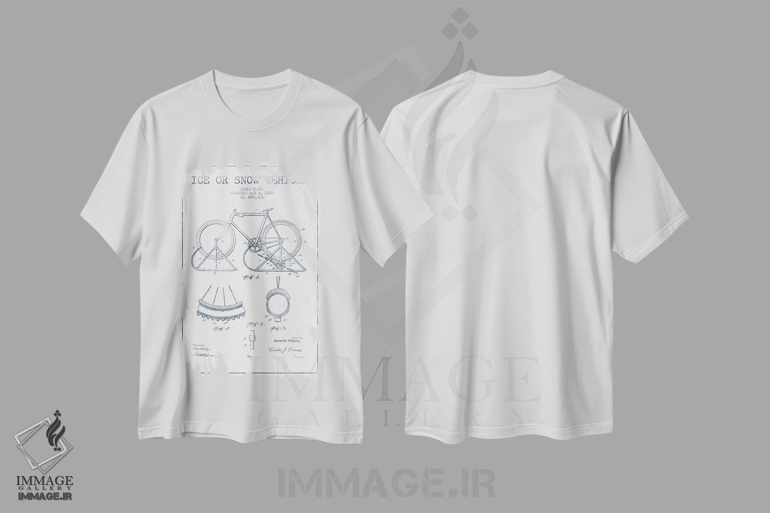 تیشرت طرح دار آثار پیکسل کهنه - فروشگاه ایماژ