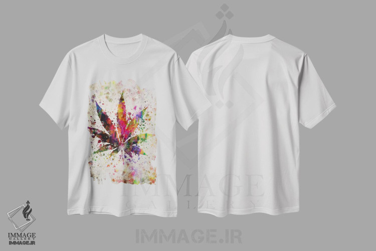 تیشرت طرح دار ماری جوانا، هنر فاخر معاصر اثر پیکسل کهنه | immage.ir