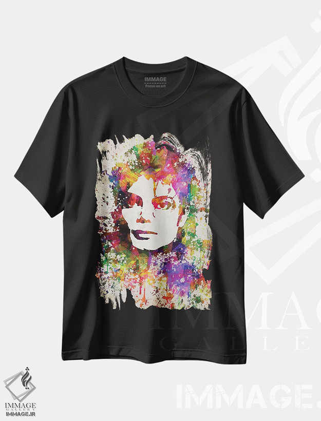 تیشرت طرح دار مایکل جکسون، هنر آمریکایی آفریقایی تبار اثر پیکسل کهنه | فروشگاه ایماژ