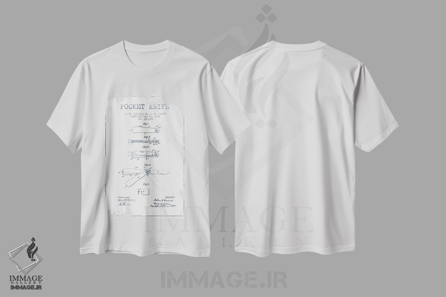 تیشرت طرح دار آثار پیکسل کهنه - فروشگاه ایماژ