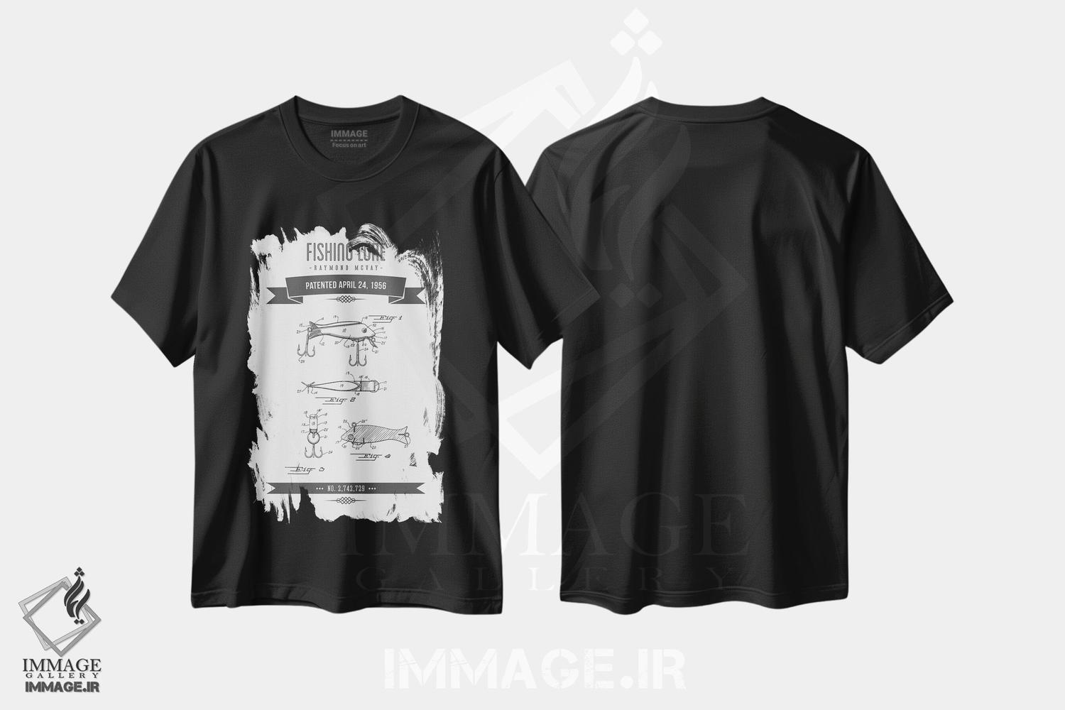 تیشرت طرح دار آثار پیکسل کهنه - immage.ir