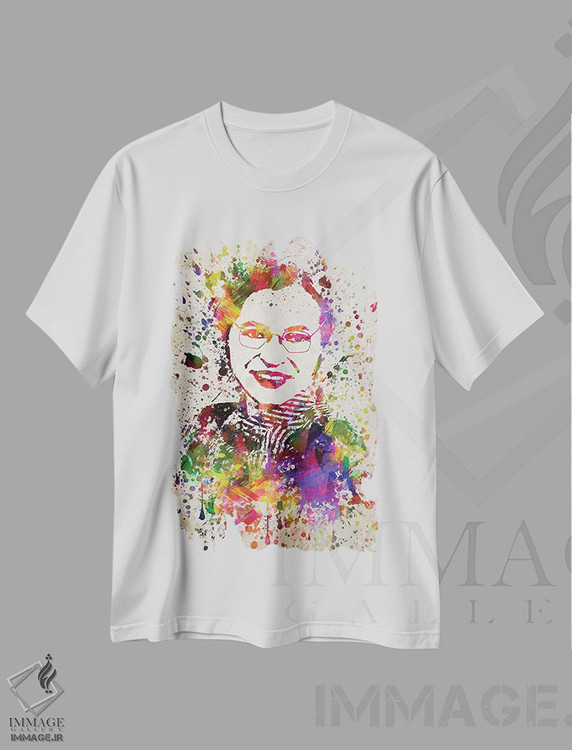 تیشرت طرح دار روزا پارکس، هنر آمریکایی آفریقایی تبار اثر پیکسل کهنه | immage.ir