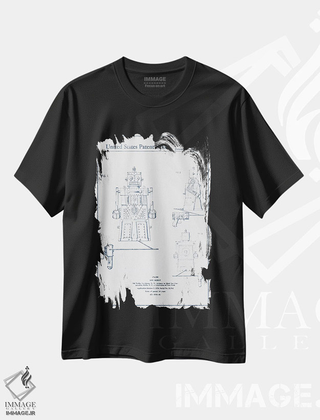 تیشرت طرح دار طرح پتنت ربات اسباب بازی سید نوبل، وینتیج و رترو اثر پیکسل کهنه | فروشگاه ایماژ