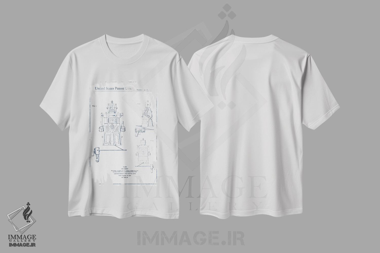 تیشرت طرح دار طرح پتنت ربات اسباب بازی سید نوبل، وینتیج و رترو اثر پیکسل کهنه | immage.ir