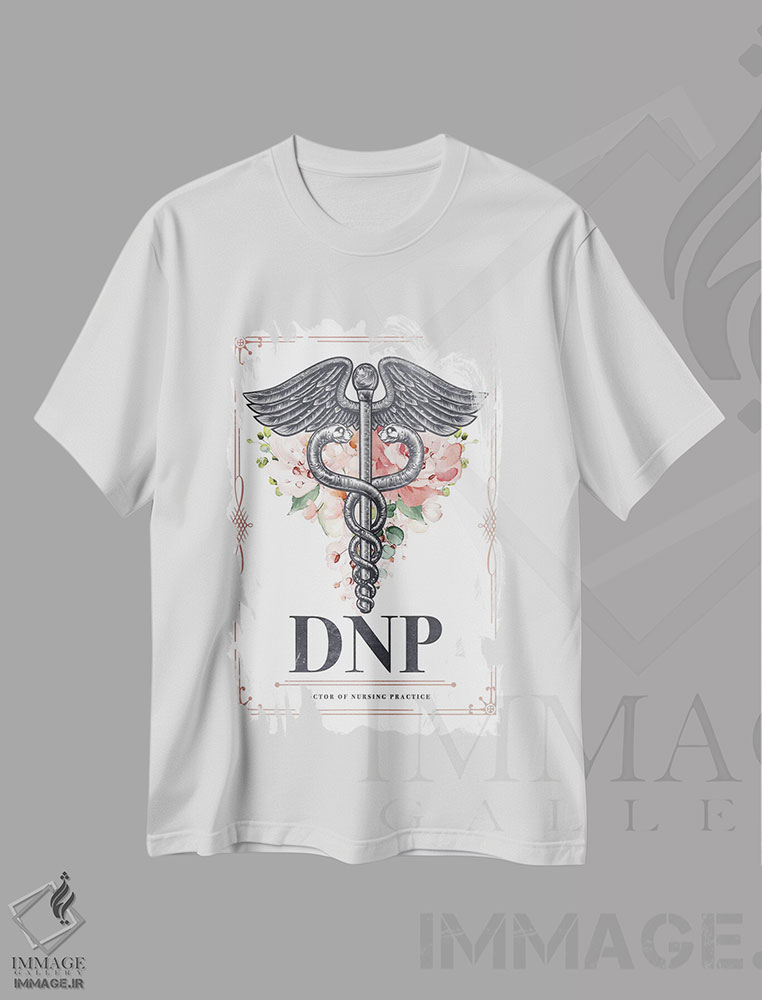 تیشرت طرح دار دی ان پی با گل ها، هنر دیجیتال اثر پیکسل کهنه | immage.ir