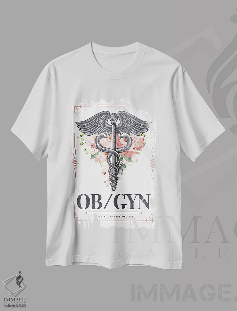 تیشرت طرح دار اوجی جی وای ان با گل ها، هنر دیجیتال اثر پیکسل کهنه | immage.ir