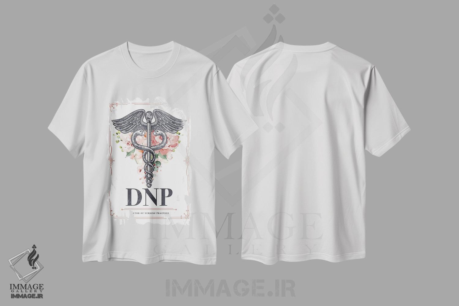 تیشرت طرح دار دی ان پی با گل ها، هنر دیجیتال اثر پیکسل کهنه | immage.ir