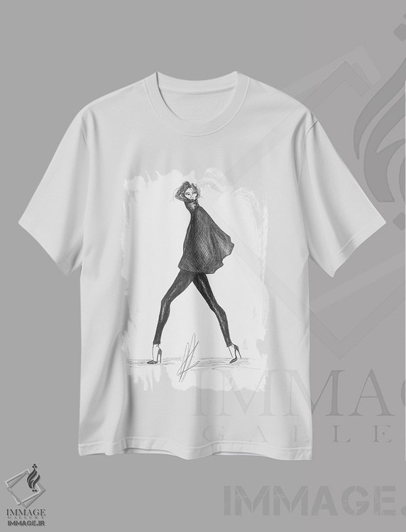 تیشرت طرح دار آثار آلساندرو دلا توره - فروشگاه ایماژ