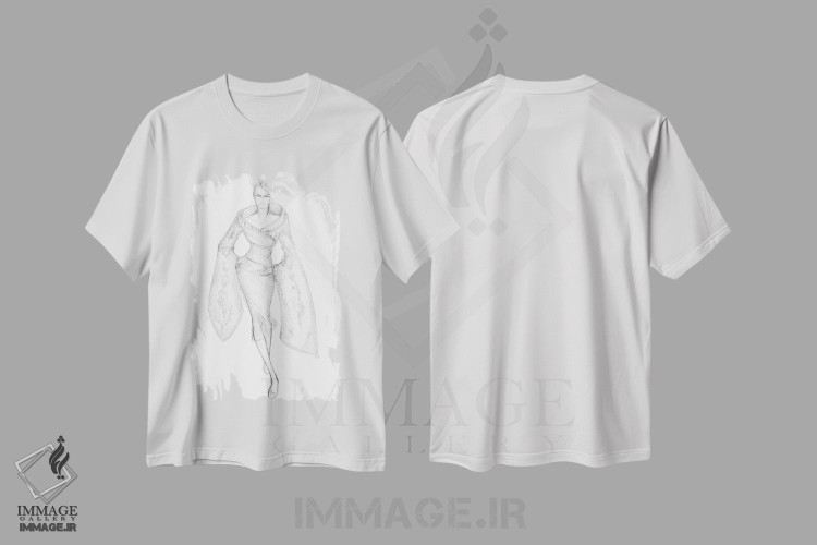تیشرت طرح دار آثار آلساندرو دلا توره - فروشگاه ایماژ