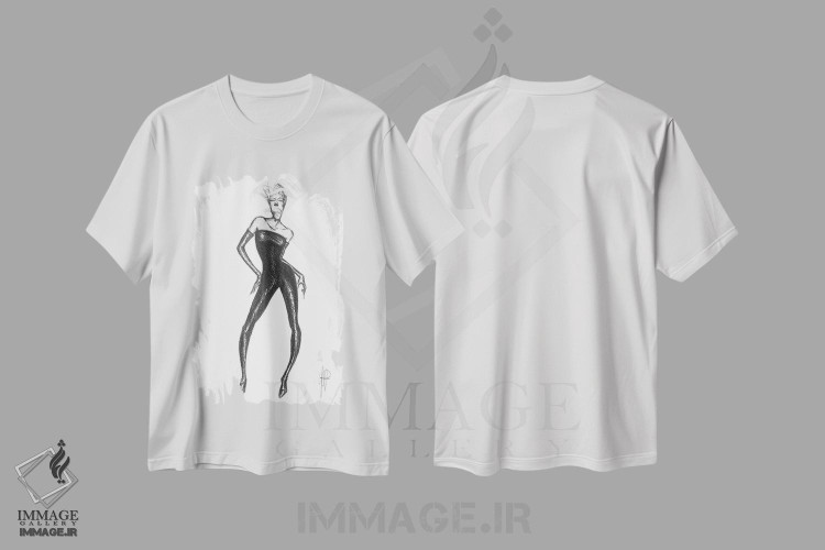 تیشرت طرح دار آثار آلساندرو دلا توره - فروشگاه ایماژ