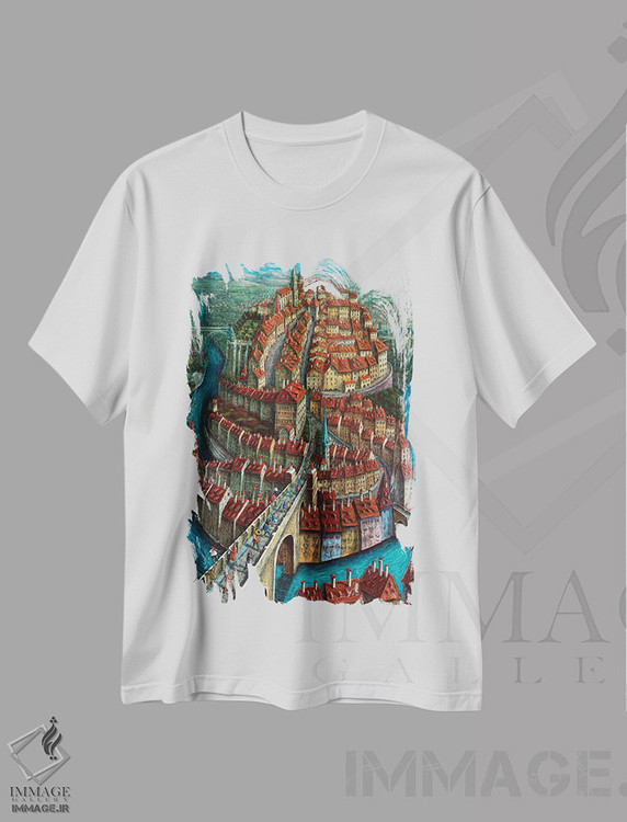 تیشرت طرح دار ورود، دکور معاصر اثر آدریان سایکس | immage.ir