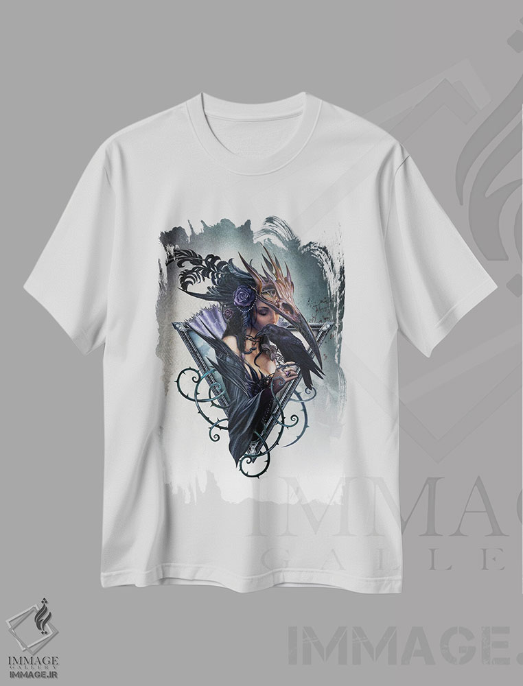 تیشرت طرح دار کلاغ اسرارآمیز، دکوراسیون جایگزین اثر آلکمی انگلند | immage.ir