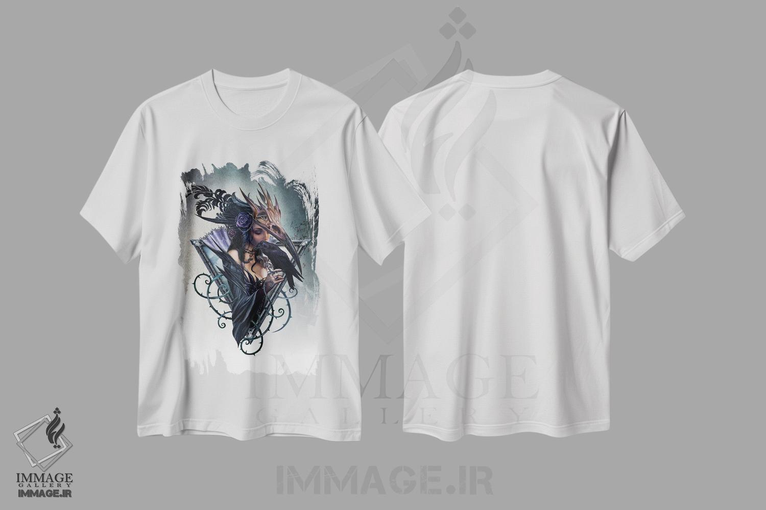 تیشرت طرح دار کلاغ اسرارآمیز، دکوراسیون جایگزین اثر آلکمی انگلند | immage.ir