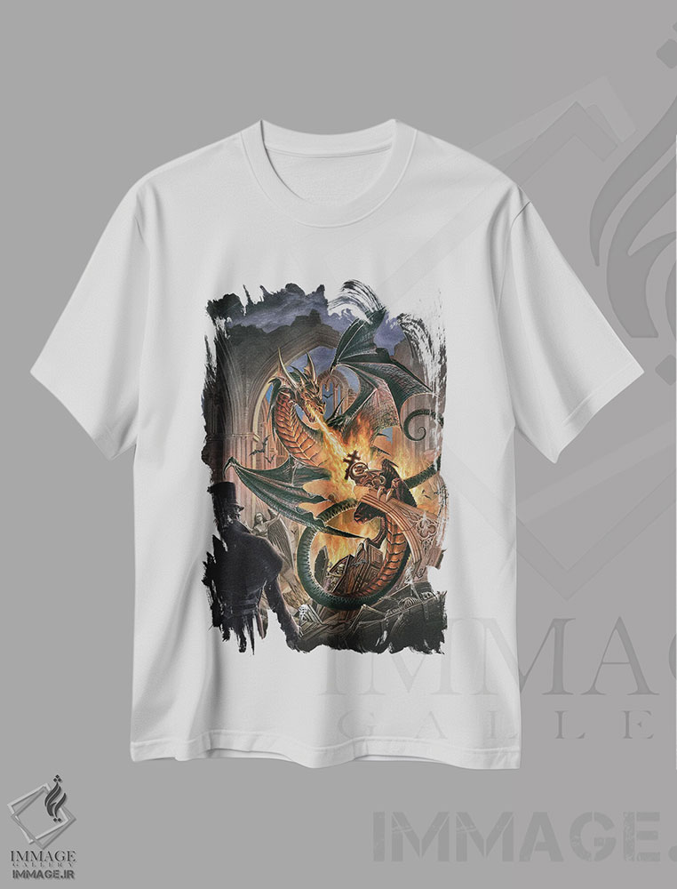 تیشرت طرح دار انحلال جهنم، دکوراسیون جایگزین اثر آلکمی انگلند | immage.ir