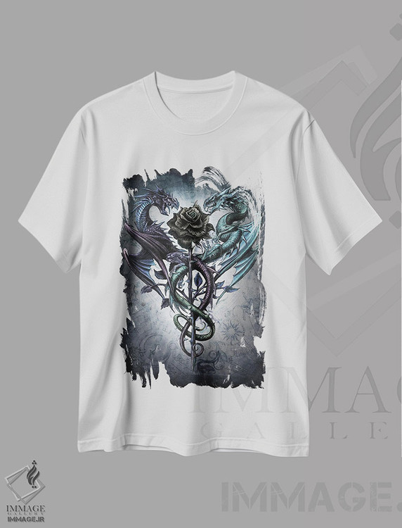 تیشرت طرح دار پادشاه عصای هرمس، دکوراسیون جایگزین اثر آلکمی انگلند | immage.ir