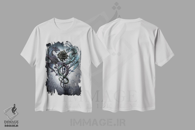 تیشرت طرح دار پادشاه عصای هرمس، دکوراسیون جایگزین اثر آلکمی انگلند | immage.ir