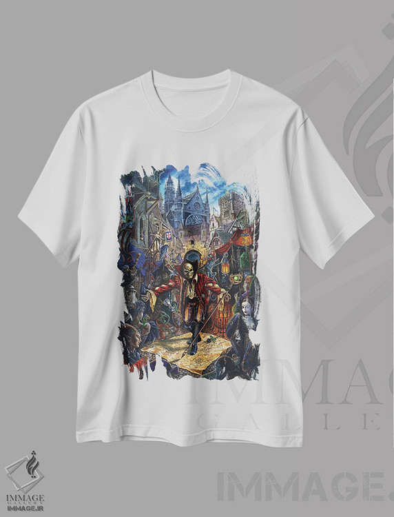 تیشرت طرح دار نمایشگاه همهٔ ارواح، دکوراسیون جایگزین اثر آلکمی انگلند | immage.ir