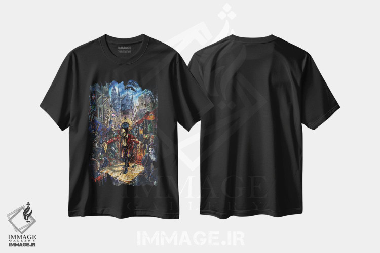 تیشرت طرح دار نمایشگاه همهٔ ارواح، دکوراسیون جایگزین اثر آلکمی انگلند | فروشگاه ایماژ