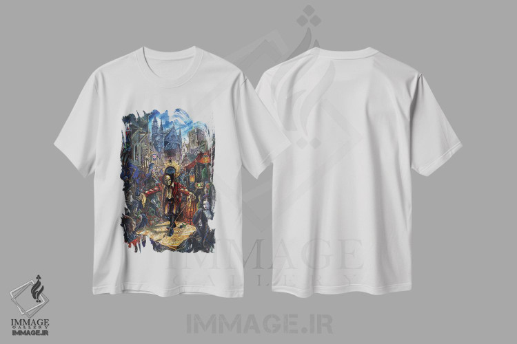 تیشرت طرح دار نمایشگاه همهٔ ارواح، دکوراسیون جایگزین اثر آلکمی انگلند | immage.ir