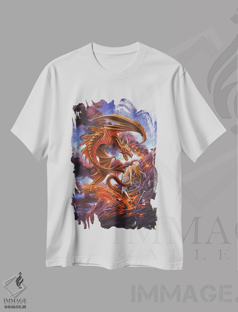 تیشرت طرح دار کورهٔ وزوو، دکوراسیون جایگزین اثر آلکمی انگلند | immage.ir
