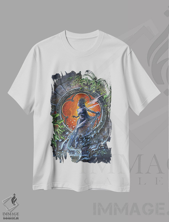 تیشرت طرح دار یخ و آتش، دکوراسیون جایگزین اثر آلکمی انگلند | immage.ir