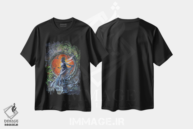 تیشرت طرح دار یخ و آتش، دکوراسیون جایگزین اثر آلکمی انگلند | فروشگاه ایماژ