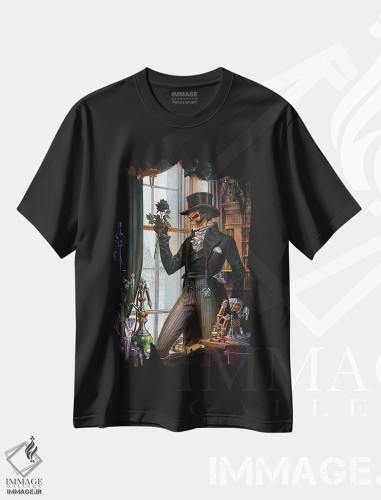 تیشرت طرح دار مُرده ام پس هستم، دکوراسیون جایگزین اثر آلکمی انگلند | فروشگاه ایماژ