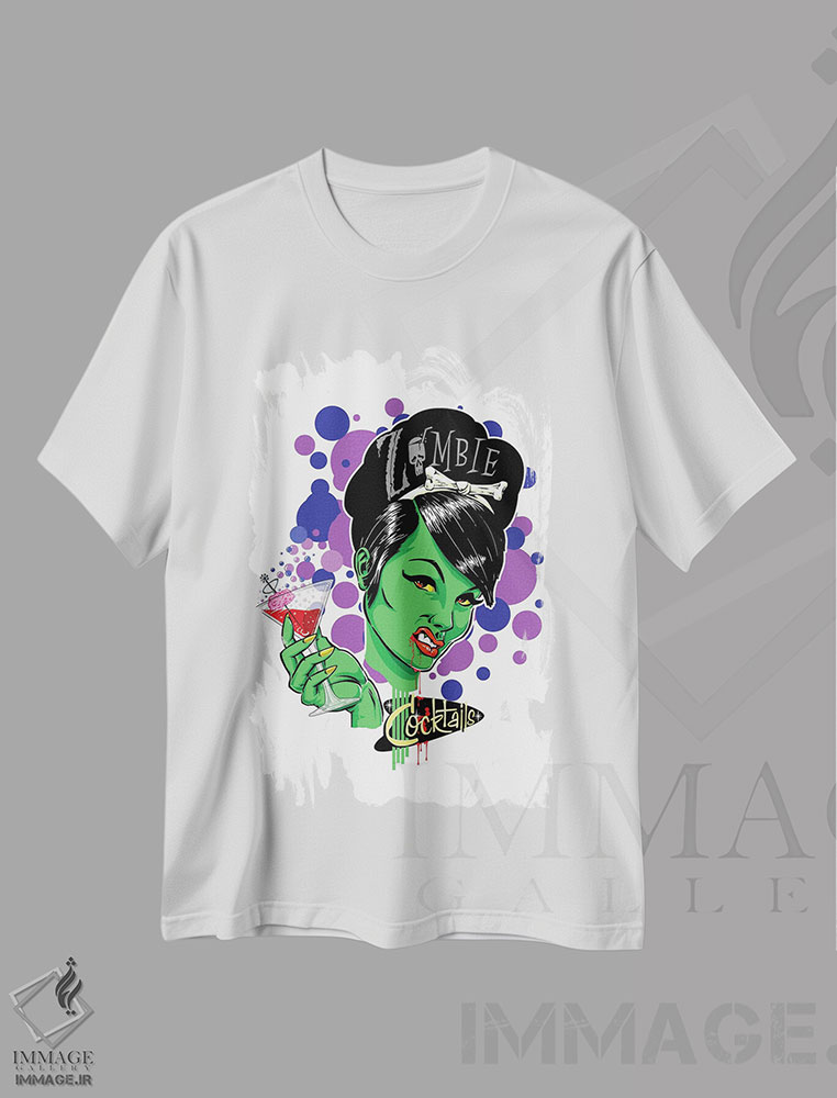 تیشرت طرح دار کوکتل های زامبی، دکوراسیون جایگزین اثر آلکمی انگلند | immage.ir