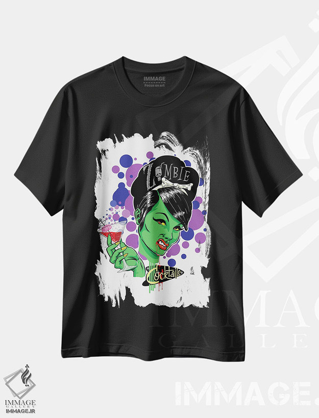 تیشرت طرح دار کوکتل های زامبی، دکوراسیون جایگزین اثر آلکمی انگلند | فروشگاه ایماژ