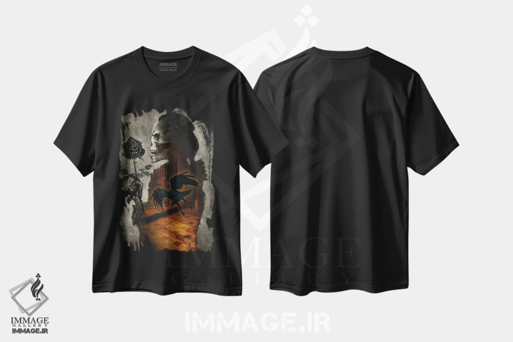 تیشرت طرح دار رز ادولفو، دکوراسیون جایگزین اثر آلکمی انگلند | فروشگاه ایماژ