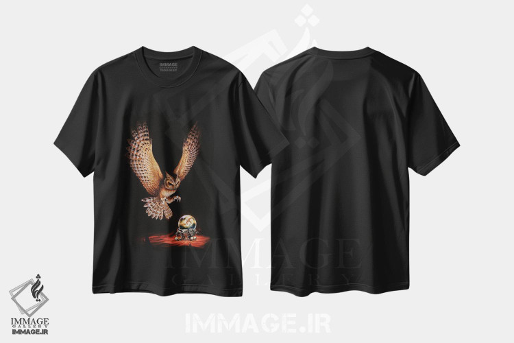 تیشرت طرح دار جغد آسترونتیل، دکوراسیون جایگزین اثر آلکمی انگلند | فروشگاه ایماژ