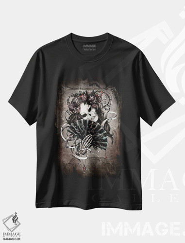 تیشرت طرح دار بانوی شینیگامی، دکوراسیون جایگزین اثر آلکمی انگلند | فروشگاه ایماژ