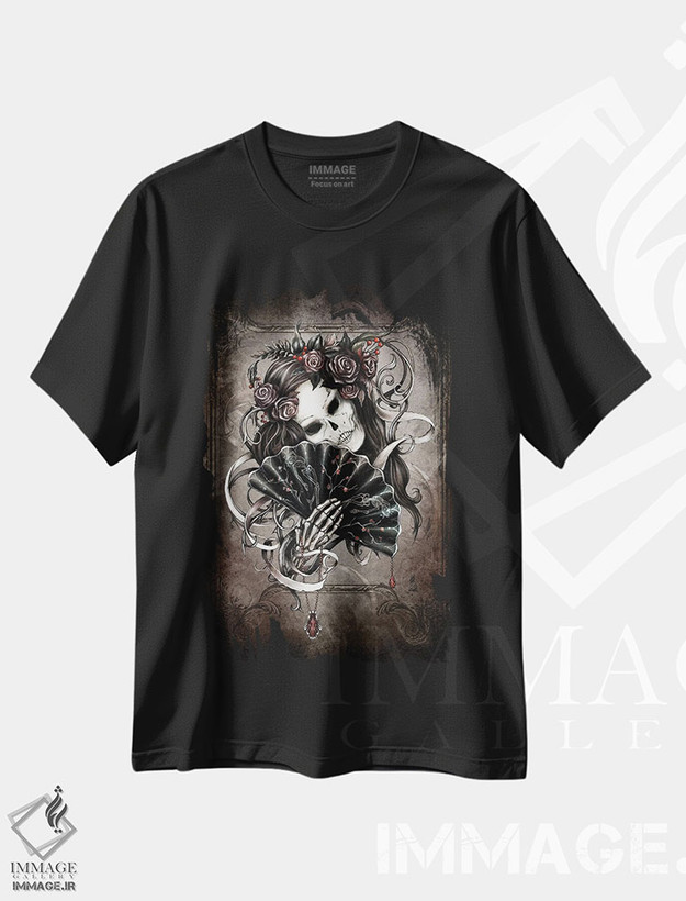 تیشرت طرح دار بانوی شینیگامی، دکوراسیون جایگزین اثر آلکمی انگلند | فروشگاه ایماژ