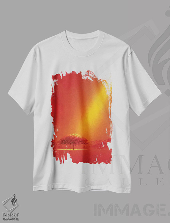 تیشرت طرح دار پرتو زرد نور، دکور معاصر اثر آلساندرو پیراس | immage.ir
