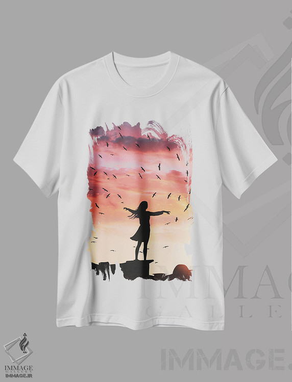 تیشرت طرح دار پرواز، عکاسی ترکیبی اثر عبدالله ایویندار | immage.ir