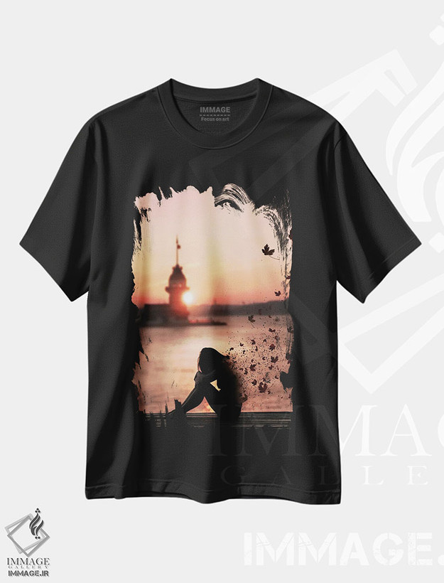 تیشرت طرح دار انقراض، عکاسی ترکیبی اثر عبدالله ایویندار | فروشگاه ایماژ