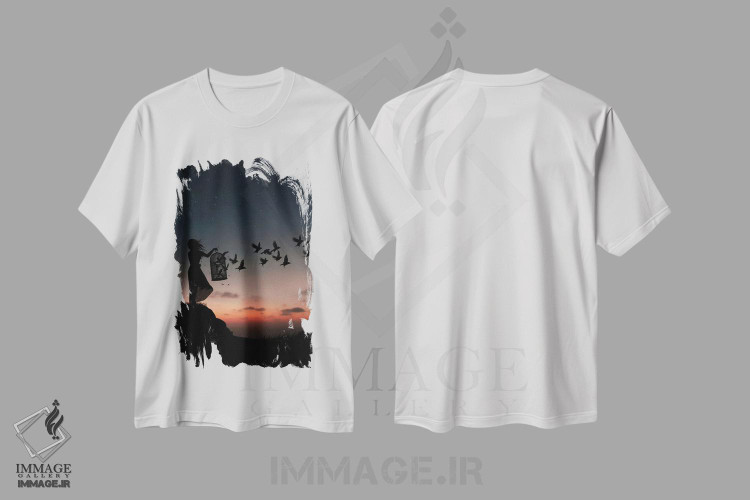 تیشرت طرح دار پرندگان آزاد، عکاسی ترکیبی اثر عبدالله ایویندار | immage.ir