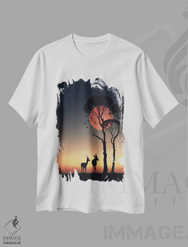 تیشرت طرح دار آفریقا، عکاسی ترکیبی اثر عبدالله ایویندار | immage.ir